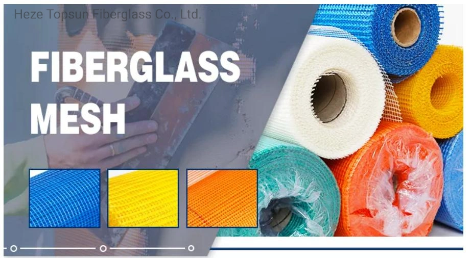 5X5mm Best Price of Fiberglass Mesh, Marble Blue Mesh, Uniform Mesh